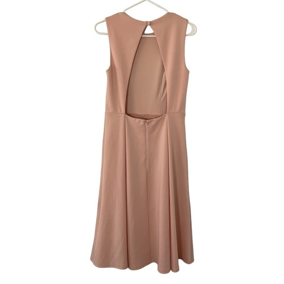 Asos Pink Midi Dress Open Back 6 - Picture 5 of 7